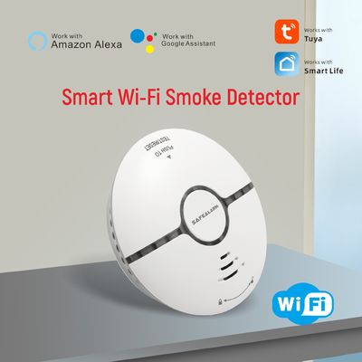 Rilevatore di fumo astuto ottico fotoelettrico di WIFI di controllo del App di Tuya per sicurezza domestica
