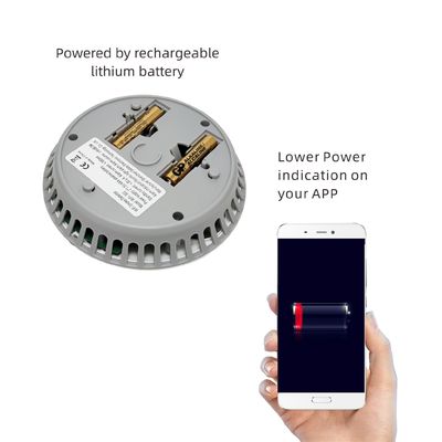 Rilevatore di fumo astuto ottico fotoelettrico di WIFI di controllo del App di Tuya per sicurezza domestica