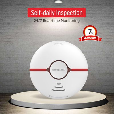 Rilevatore di fumo astuto ottico fotoelettrico di WIFI di controllo del App di Tuya per sicurezza domestica