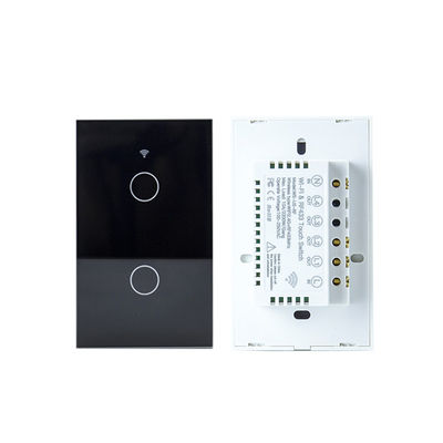 Interruttore della luce Alexa Compatible Light Switches del gruppo di 110V-240V Tuya Smart Wifi 2