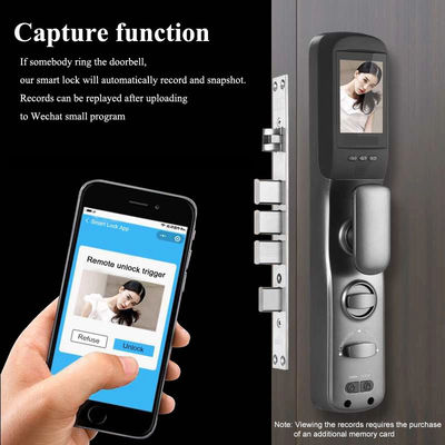 Serratura di porta astuta biometrica impermeabile di Tuya Wifi con la funzione della macchina fotografica