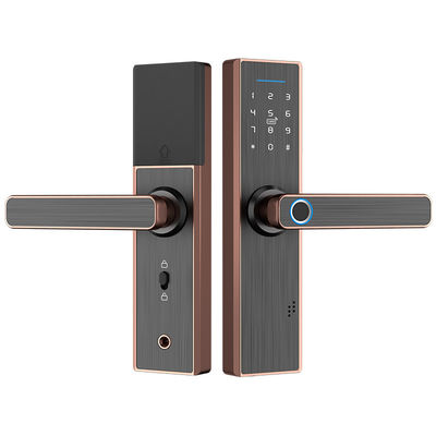 Serratura di porta dell'entrata di Wifi dell'impronta digitale dello schermo attivabile al tatto con la serratura della maniglia facile installare per l'hotel domestico
